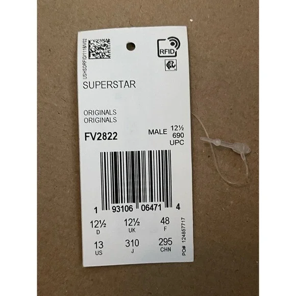 adidas Superstar 'Snakeskin Chalk White' FV2822 US 13 Los Angeles Patch - Picture 10 of 10